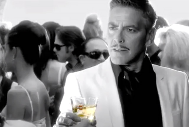 乔治·克鲁尼（George Clooney）在马提尼广告中明星