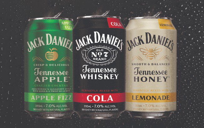杰克·丹尼尔（Jack Daniel）的罐装鸡尾酒